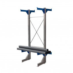 Стеллаж консольный двухсторонний КТр 4000х1740х2200 (1000) 2 яруса