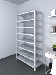 Стеллаж ТС Лайт 1800х1200х800 с 8 перфорированными полками