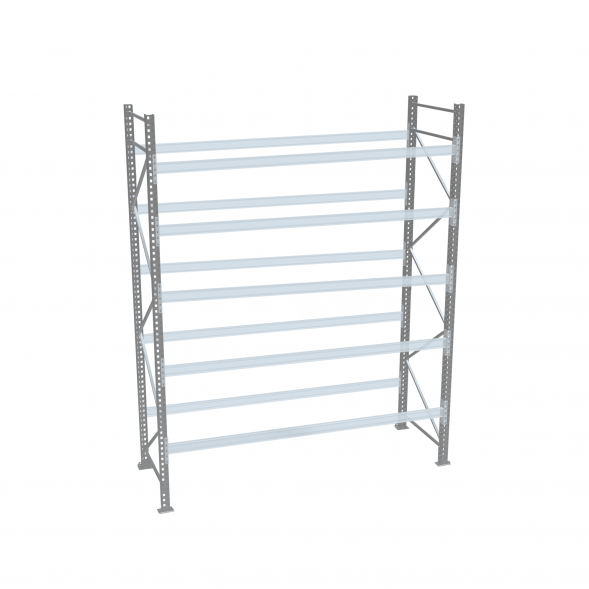 Стеллаж палетный ДиКом СП 5000х1800х1000 с 5 ярусами до 2500 кг / до 1250 кг на паллет П-90