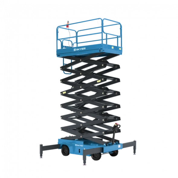 Подъемник самоходный ножничный ведомый (с электроприводной ручкой) SPF0905