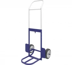 Тележка грузовая с дополнительной полкой и выдвижной ручкой КГ 100 П колеса литые d 200мм. г/п 100 кг