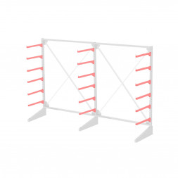 Стеллаж консольный односторонний Sortex 1920х3221х720 6 ярусов