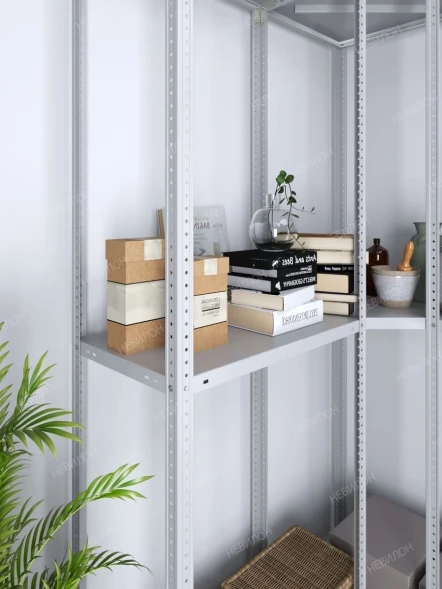 Стеллаж угловой МС 2000х1500х1500/600 мм 3 яруса