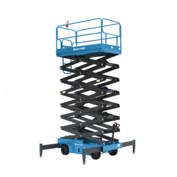 Подъемник самоходный ножничный ведомый (с электроприводной ручкой) SPF1105