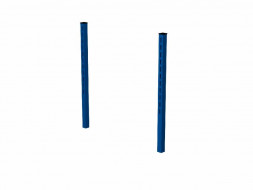 Cтойки перфорированные для тележки