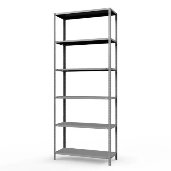 Стеллаж ТС-Лайт 2500х1200х300 с 6 сплошными полками