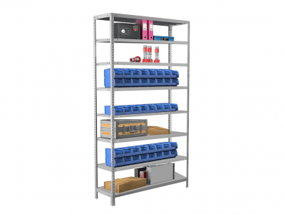 Стеллаж MS Standart 2550х700х300 c 8 полками