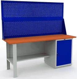 Верстак с двумя экранами усиленный W200.F2/WS1.020