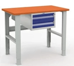 Верстак для квартиры с подвесным ящиком W120.F2/F2.100