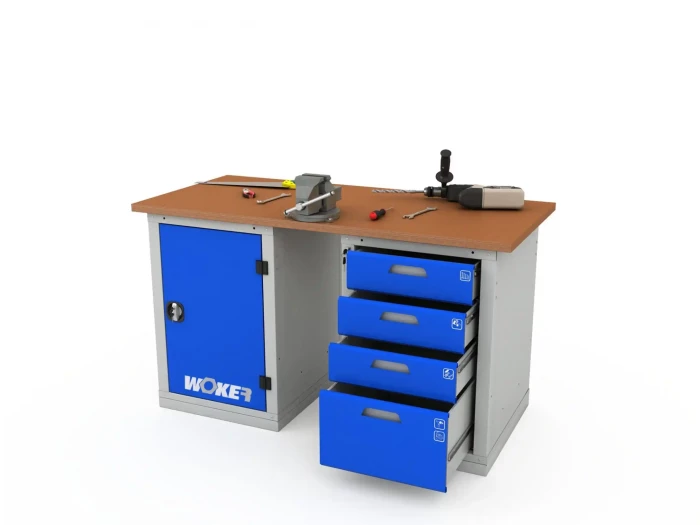 Верстак двухтумбовый WOKER PRO 2104.F30.1200