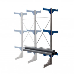 Стеллаж консольный двухсторонний КТр 4000х1740х1800 (800) 3 яруса ДС