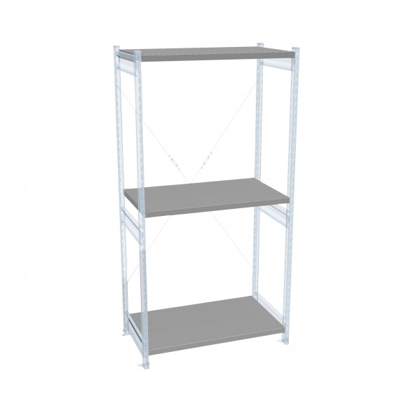 Стеллаж СТ-031 цинк 2491х1000х300 3 полки до 200 кг