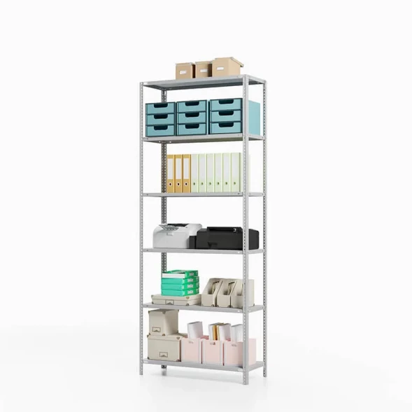 Стеллаж ТС-Лайт 2000х1200х500 с 6 сплошными полками