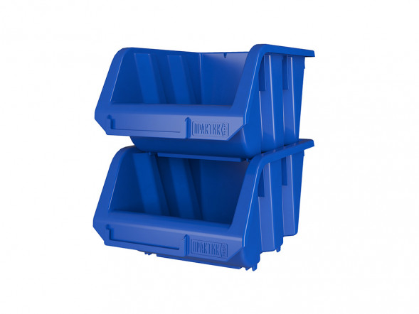 Ящик пластиковый Практик 100х105х45 синий