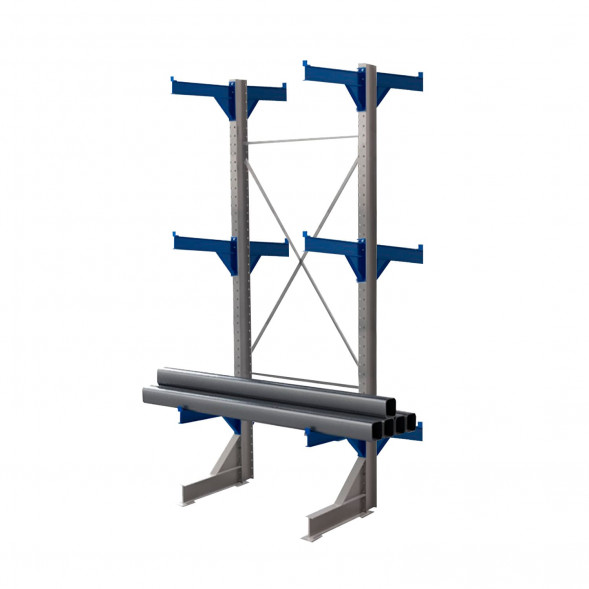 Стеллаж консольный двухсторонний КТр 4000х1740х1800 (800) 3 яруса