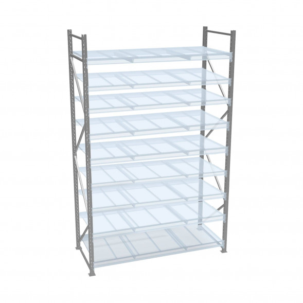 Стеллаж СТ-051 4000х1800х1050 с 9 ярусами