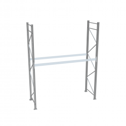 Стеллаж палетный ДиКом СП 2000х3300х1000 с 1 ярусом до 1700 кг / до 550 кг на паллет П-90