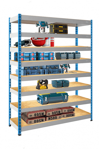 Стеллаж SB 2500х1830х610 8 ярусов