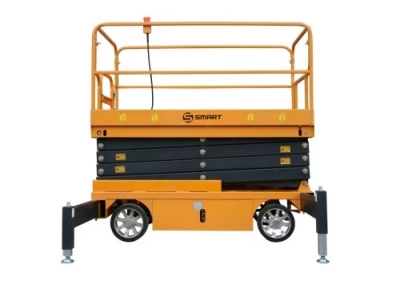 Подъемник ножничный несамоходный SJY-0.5-9 380V, 500 кг, высота подъема 9 м SMART