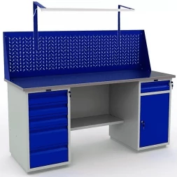 Верстак большой с экраном и освещением WT180.WD5/WD2.011