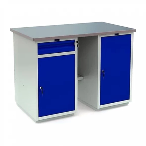 Верстак металлический комбинированный WT120.WD2/WD1.000