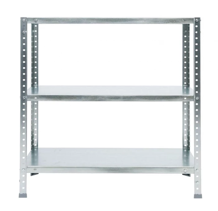 Стеллаж ES 75KD/75x30/3 750х750х300 мм с 3 полками оцинк