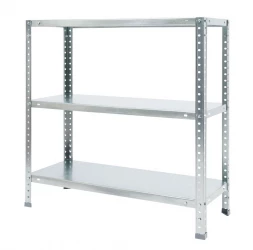 Стеллаж ES 75KD/75x30/3 750х750х300 мм с 3 полками оцинк