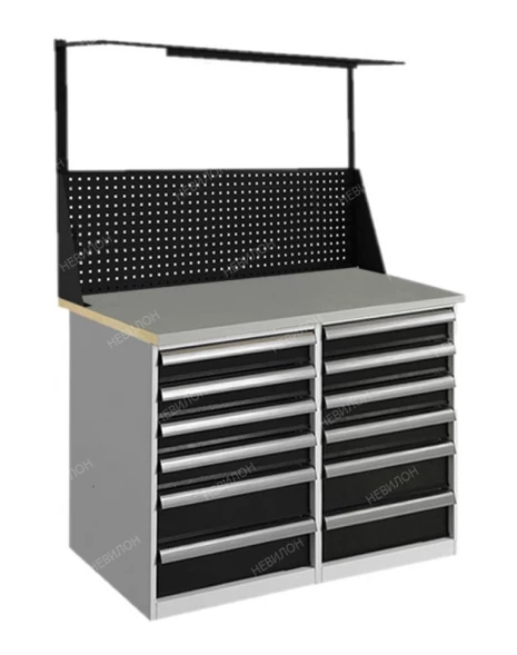 Верстак с оцинкованной столешницей мини WTS 120.PТ6.Т6.011