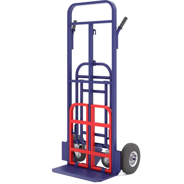 Тележка грузовая универсальная ТГУ 200 колёса (d250 + d125 болтовое) пневмо резина