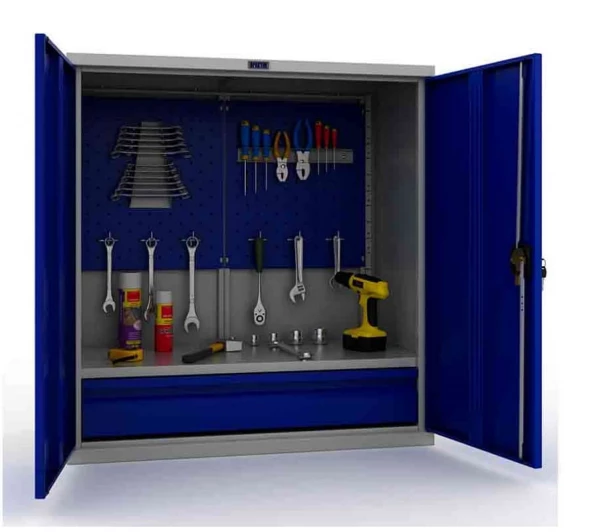 Шкаф железный для инструментов с замком TC-1095-021010