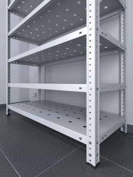 Стеллаж ТС Лайт 2000х700х500 с 8 перфорированными полками