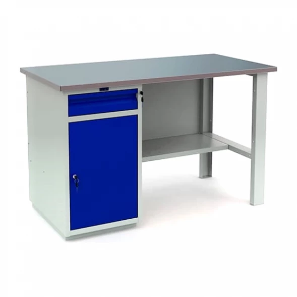 Верстак с полками модульный WT140.WD2/F1.000