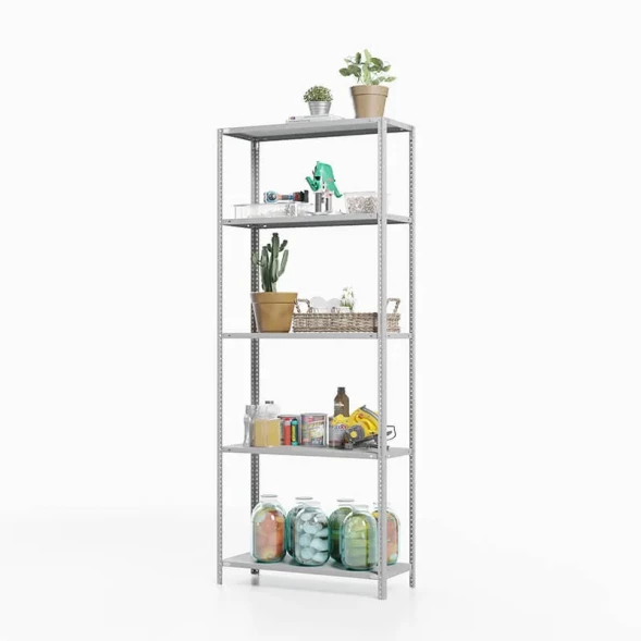 Стеллаж ТС-Лайт 1800х1000х600 с 5 сплошными полками