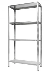 Стеллаж ES 150KD/75x30/4 1450х750х300 мм с 4 полками оцинк