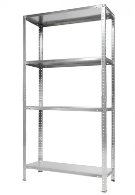 Стеллаж ES 150KD/75x30/4 1450х750х300 мм с 4 полками оцинк