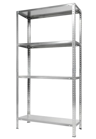 Стеллаж ES 150KD/75x30/4 (1450х750х300 мм с 4 полками) оцинк