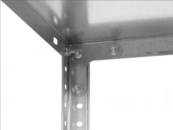 Стеллаж ES 150KD/75x30/4 1450х750х300 мм с 4 полками оцинк