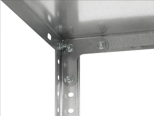 Стеллаж ES 150KD/75x30/4 (1450х750х300 мм с 4 полками) оцинк