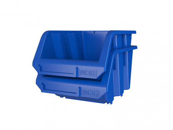 Ящик пластиковый Практик 350х230х150 синий