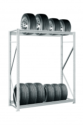 Стеллаж для колёс MS Pro Z 3000х2100х500 мм 2 яруса