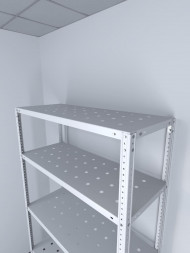 Стеллаж ТС Лайт 1800х1000х600 с 5 перфорированными полками