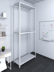 Стеллаж ТС Лайт 3000х1200х400 с 3 перфорированными полками