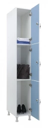 Шкаф для раздевалок WL 13-30 голубой/белый S35599635338