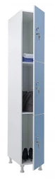 Шкаф для раздевалок WL 13-30 голубой/белый S35599635338
