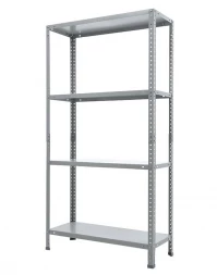 Стеллаж ES 150KD/75x30/4 1450х750х300 мм с 4 полками серый