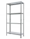 Стеллаж ES 150KD/75x30/4 (1450х750х300 мм с 4 полками) серый