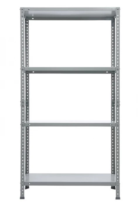 Стеллаж ES 150KD/75x30/4 1450х750х300 мм с 4 полками серый
