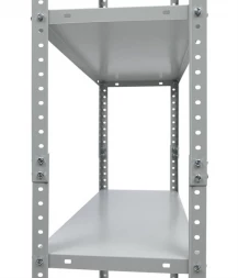 Стеллаж ES 150KD/75x30/4 1450х750х300 мм с 4 полками серый