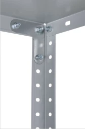 Стеллаж ES 150KD/75x30/4 1450х750х300 мм с 4 полками серый