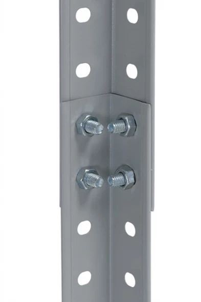 Стеллаж ES 150KD/75x30/4 (1450х750х300 мм с 4 полками) серый